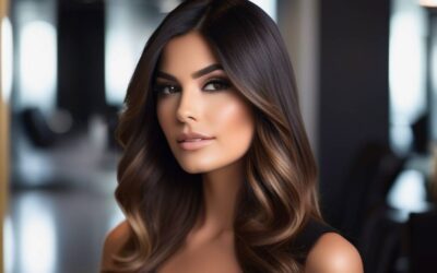 Jak uzyskać efekt ombre na ciemnych włosach?